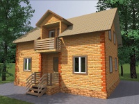 Каркасный дом 7х9 | Строительство домов в Ленинградской области